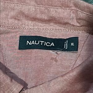 Nautical (XL) NWTs Buttondown brick colored Nanotex coolest comfort shirt.